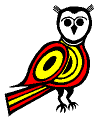 Sitting Owl - Blinking Logo